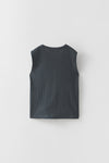 ZR Relax and Enjoy Dark Grey Sleeveless Sandoz 12859