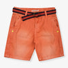 OM Dull Brick Shorts with Belt 10597