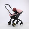 Baby Car Seat & Travel Stroller Convertible Car Seat and Pram with 5 Point Safety Harness Quick Delivery