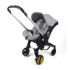 Baby Car Seat & Travel Stroller Convertible Car Seat and Pram with 5 Point Safety Harness Quick Delivery