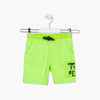 LSN Side zip Pocket Fluorescent Green Bermuda Shorts 100134