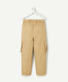 TAO Beige Cotton Baggy pants with Cargo pockets 13224