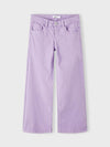 Nme it Purple Wide Straight Pant 12835