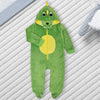 Green Alligator Fur Babygrow Costume with covered Feet without Tail 13408