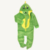 Green Alligator Fur Babygrow Costume with covered Feet without Tail 13408