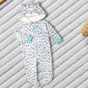 Snow Cat Fur Babygrow Costume with covered Feet 13412