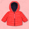 Obaibi Red Hooded Puffer Jacket 13461