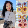 Sunflower Glasses with Bow Headband Set #2513