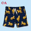 Baby C Leopard Light Terry Shorts 10178