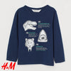 HM Tyrannosaurus Blue Full Sleeves Shirt 9394