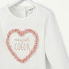 TAO Manjol Heart White Full Sleeves Shirt 9373