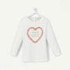 TAO Manjol Heart White Full Sleeves Shirt 9373