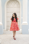 CNT Dreamy Red Summer Frock CF18