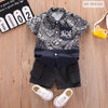 Ace Black Shirt and Short 2 Piece Set 12885