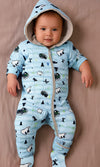 Snozu Infants Bear Blue Splash Snowsuit #13457