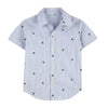 Carters White & Blue Lining Casual Cotton Shirt