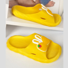 Butterfly Yellow Washable Soft Slippers