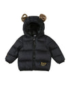 Black Gold Black Hooded Puffer Jacket 13315