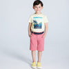 Okaidi Light Yellow Adventure T-shirt