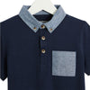 Intextenso Navy Blue Polo Shirt