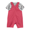 Quartz Pink Short Length Cotton Dungaree