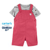 Quartz Pink Short Length Cotton Dungaree