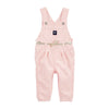 Oshkosh Bgosh Pink Hickory Stripe Dungaree with Ribbon Belt