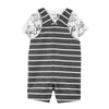 Carters Dark Grey Lining Short Length Dungaree