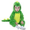 Green Alligator Fur Babygrow Costume with covered Feet without Tail 13408