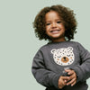 Bear little Fierce Applique Fleece Sweatshirt 13399