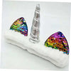 Unicorn Silver Horn With Rainbow Hair Band 4764