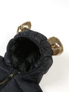 Black Gold Black Hooded Puffer Jacket 13315