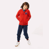 Fatface Red Heavy Fleece Zipper Hoodie 13100