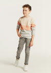 CP Eligo Three Colors Pattern Knitted Sweater 10026