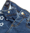 OM Flower Embroided Denim Pant 12832