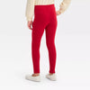 Cat Jack Red Stretch Fur Fleece Winter Legging 13290