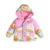 G Duck Pink Hoodie Puffer Jacket 13148