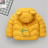 Kangaroo Yellow Hooded Puffer Jacket 13312