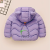 Kangaroo Purple Hooded Puffer Jacket 13313