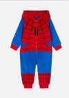 Spiderman Fur Zip Up Costume Bodysuit 13247