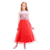 Red Long Fancy Function Gown Dress 9347