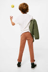 S Field Brown Chino Pant 12830