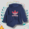 ADDS Red Badge Embroided Terry Navy Tracksuit Set 13431