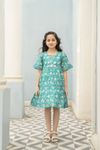 CNT Lilies Blue Summer Frock CF2