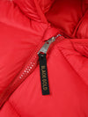 Black Gold Red Hooded Puffer Jacket 13316