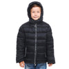 Black Rokka Rolla Heavyweight Bubble Coat Fleece Inner Puffer Jacket 13150