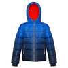 Blue Rokka Rolla Heavyweight Bubble Coat Fleece Inner Puffer Jacket 13149