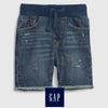 GAP Elastic Waist Rough Ends denim Shorts 13471