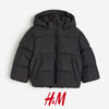 HM Black Water Repellent Hooded Puffer Jacket 13417