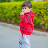 HM Spiderman Red Hoodie Trouser Tracksuit Set 13420